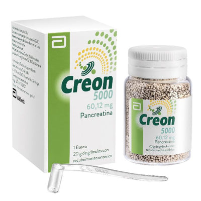 Creon 5.000 - 20g de granulos de recubrimiento entérico - Farmacias Curie