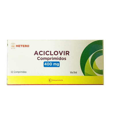 Aciclovir Comprimidos 400mg - Farmacias Curie