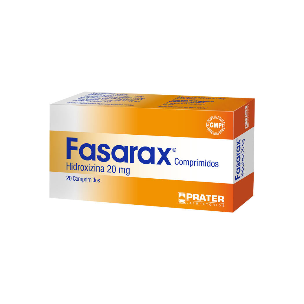 Fasarax Comprimidos 20mg - Farmacias Curie