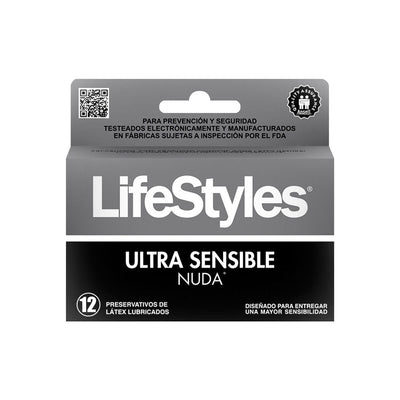 Lifestyles Ultra Sensible Nuda - 12 unidades - Farmacias Curie