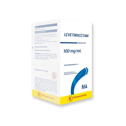 Levetiracetam Solución Oral 100mg/mL - 300mL - Farmacias Curie