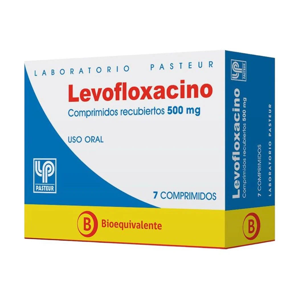 Levofloxacino 500mg - 7 Comprimidos Recubiertos