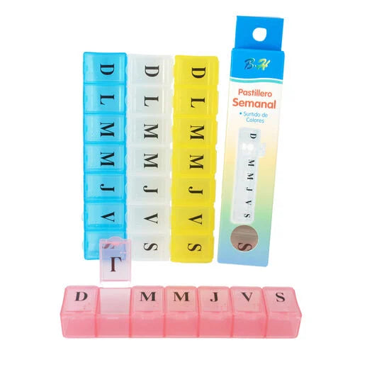 Pastillero Semanal - Farmacias Curie
