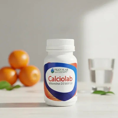 Calciolab - Calcio 500mg + Vitamina D3 800 UI - 60 Cápsulas