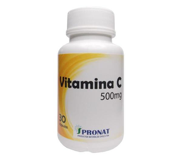 Vitamina C 500mg - 30 Capsulas