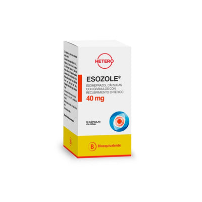 Esopole 40mg - 30 Cápsulas con Gránulos con Recubrimiento Entérico - Farmacias Curie