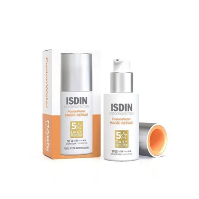 ISDIN FusionWater Magic Repair Fotoprotector - 50 mL - Farmacias Curie