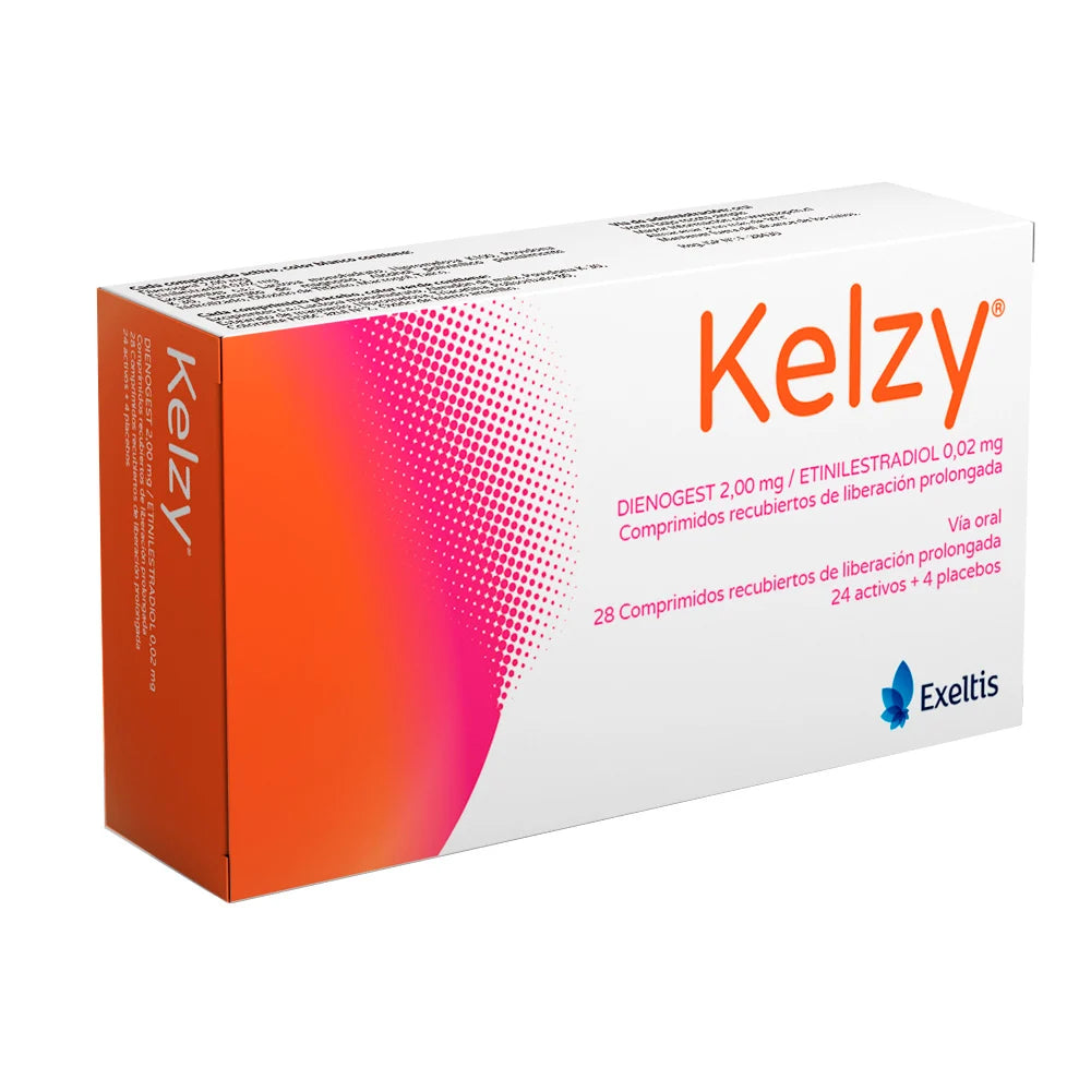 Kelzy - 28 Comprimidos de Liberación Prolongada - Farmacias Curie
