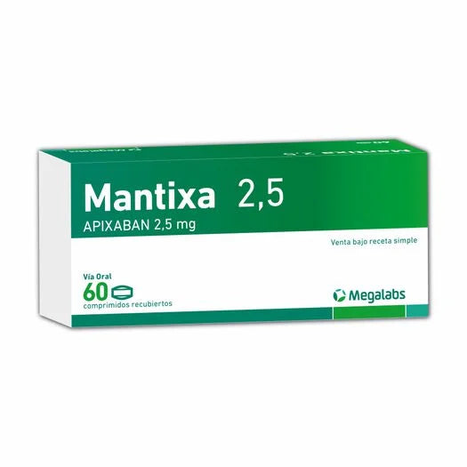 Mantixa 2.5mg - 60 Comprimidos recubiertos - Farmacias Curie
