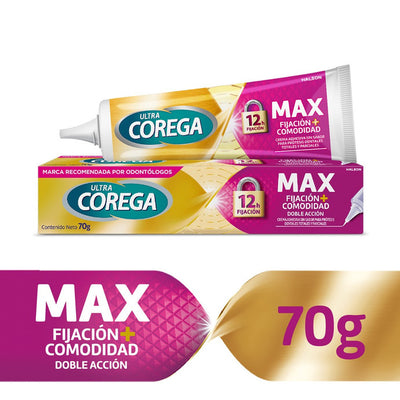 Corega Crema Máxima Fijación y Comodidad - 70 gramos - Farmacias Curie