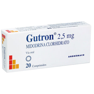Gutron Comprimidos 2,5mg - Farmacias Curie