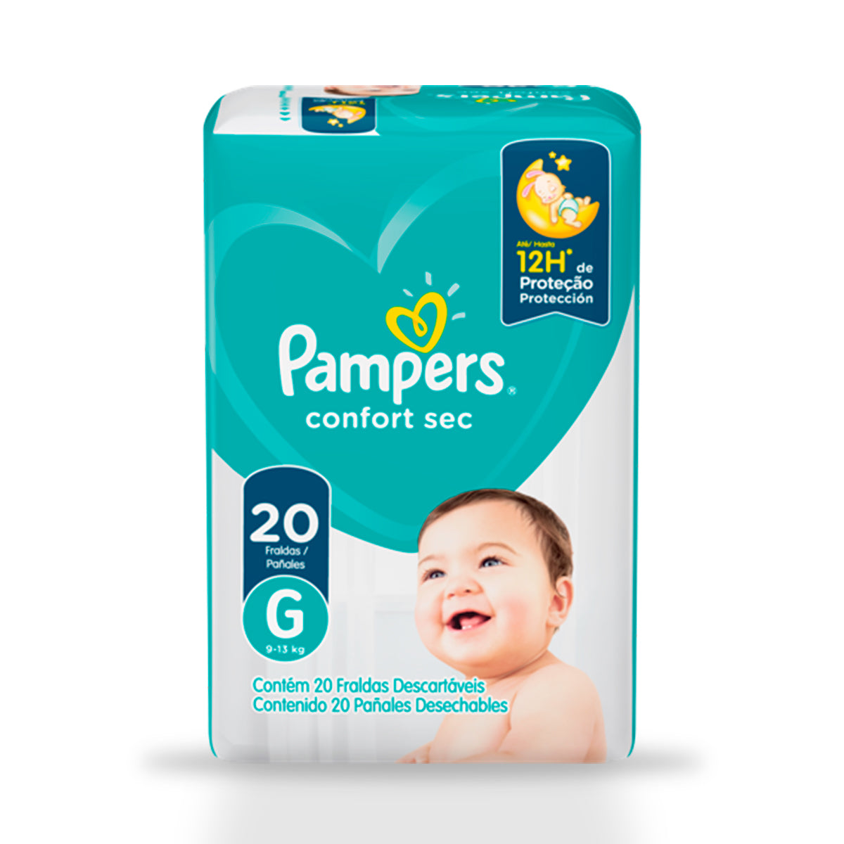 Pampers Pañal Confort Sec G - Farmacias Curie