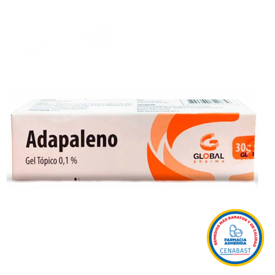 Adapaleno Gel tópico 0,1% Medicamento Cenabast - Farmacias Curie
