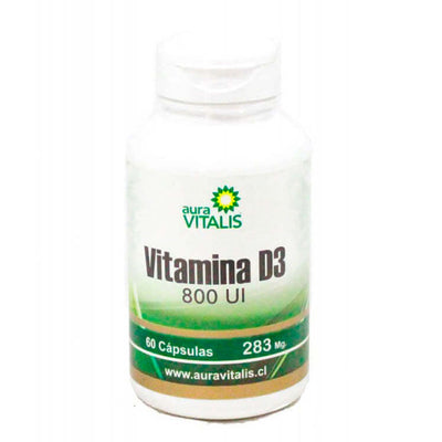 Vitamina D3 Cápsulas 800UI - Farmacias Curie