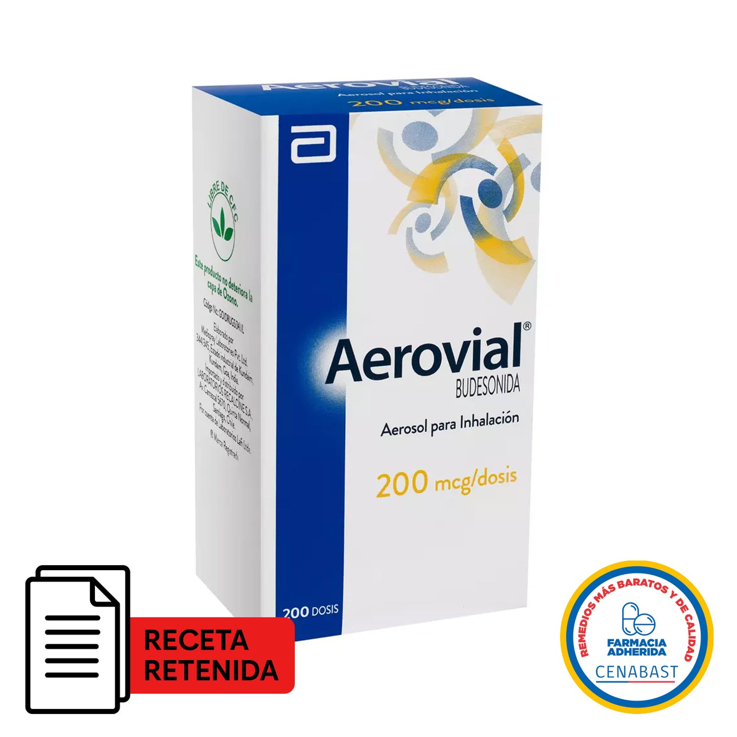 Aerovial Aerosol para Inhalación Medicamento Cenabast - Farmacias Curie