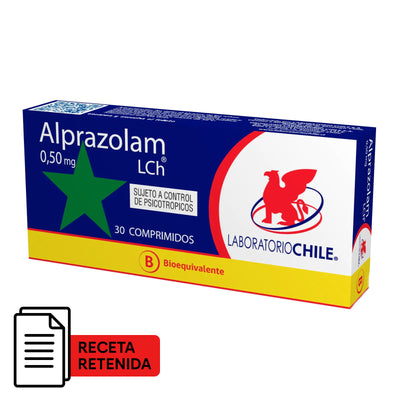 Alprazolam Comprimidos 0,5mg - Farmacias Curie