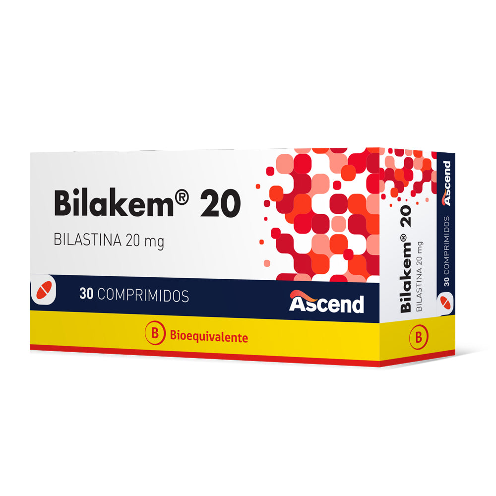 Bilakem 20mg - 30 Comprimidos - Farmacias Curie