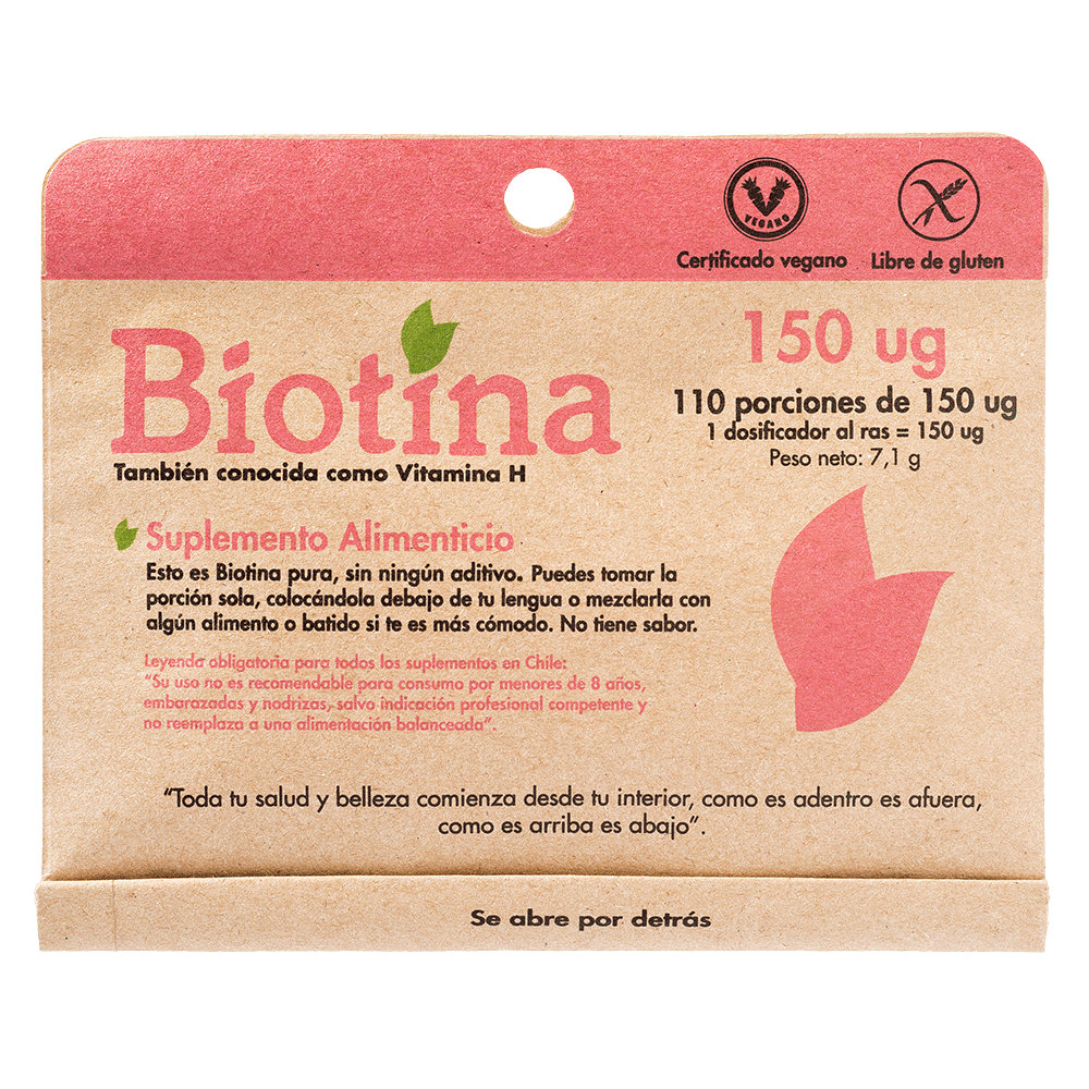 Biotina Sobre en Polvo - Farmacias Curie