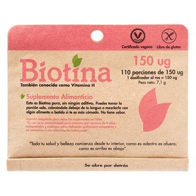 Biotina Sobre en Polvo - Farmacias Curie