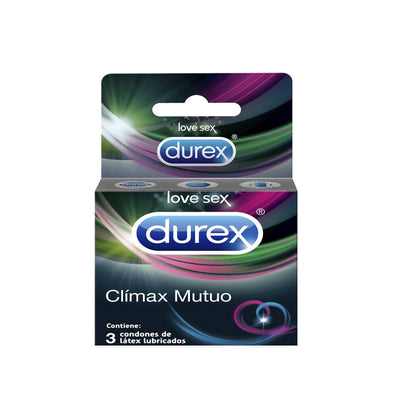 Durex Climax Mutuo - 3 unidades - Farmacias Curie