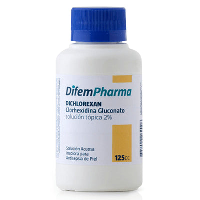Clorhexidina Solución Tópica 2% - 125 ml - Farmacias Curie