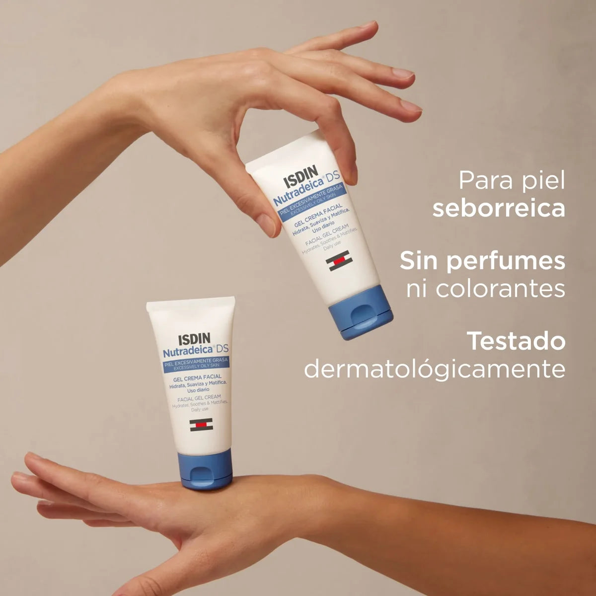 ISDIN Nutradeica DS Gel Crema Facial - 50 ml - Farmacias Curie