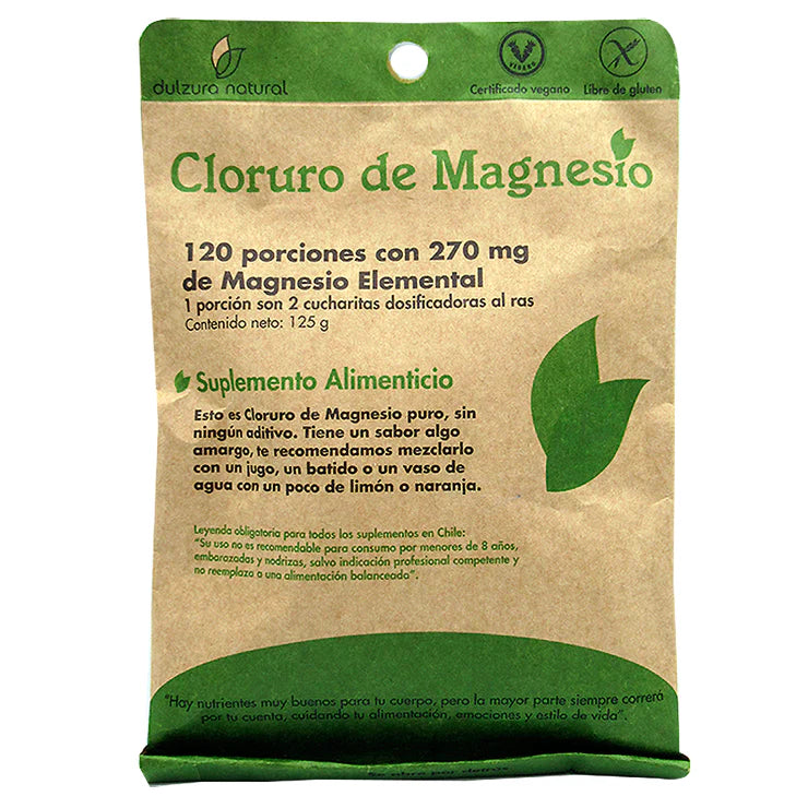 Cloruro de Magnesio 270 mg - 120 porciones - Farmacias Curie