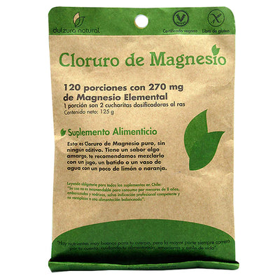 Cloruro de Magnesio 270 mg - 120 porciones - Farmacias Curie