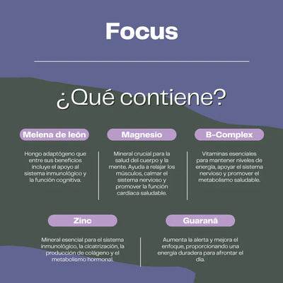 Focus Claridad Mental Y Cognitiva - 60 Capsulas - Farmacias Curie