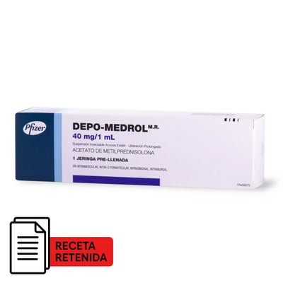 Depo-Medrol Suspensión Inyectable 40mg/1ml - Farmacias Curie