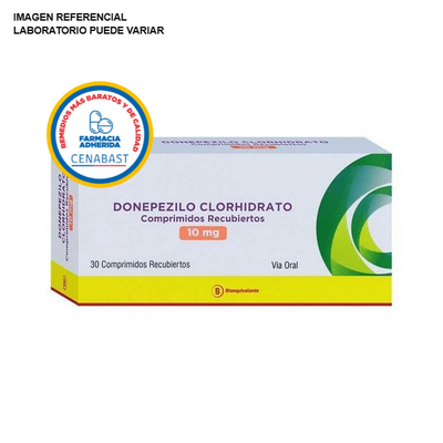 Donepezilo 10mg - 30 Comprimidos - Medicamento Cenabast