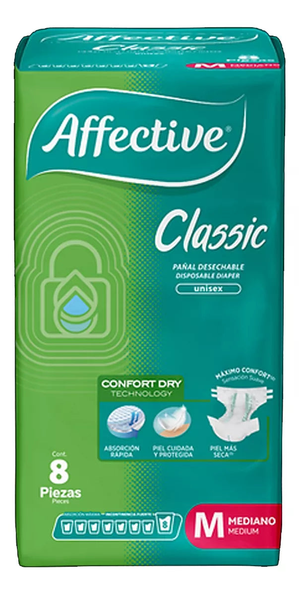 Affective Classic Pañal Talla M - Farmacias Curie