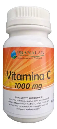 Vitamina C 1000mg - 30 Capsulas - Farmacias Curie