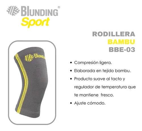 Rodillera Bamboo Talla M - Farmacias Curie