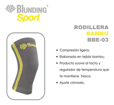 Rodillera Bamboo Talla M - Farmacias Curie