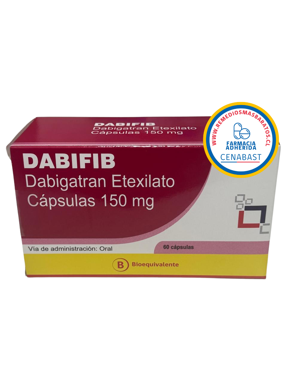 Dabifib 150mg - 60 Cápsulas - Medicamento Cenabast - Farmacias Curie