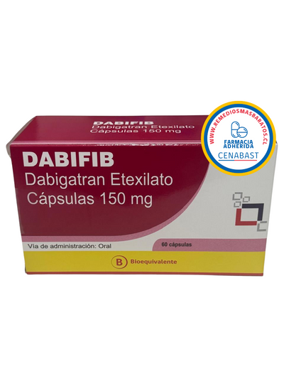 Dabifib 150mg - 60 Cápsulas - Medicamento Cenabast - Farmacias Curie