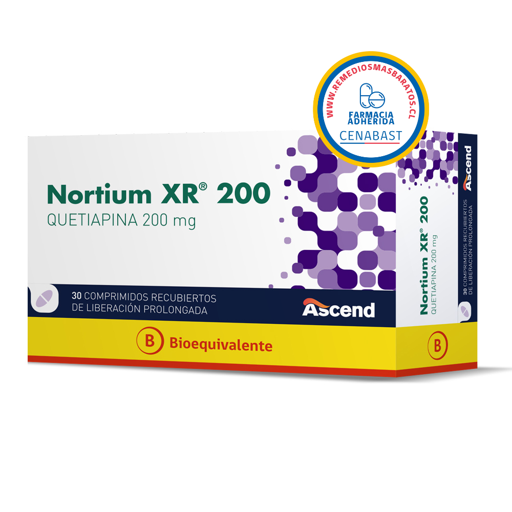 Nortium XR 200mg - 30 Comprimidos Liberación Prolongada - Medicamento Cenabast - Farmacias Curie