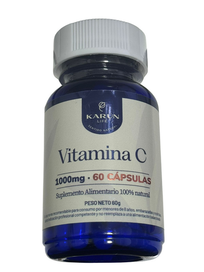Vitamina C 1000mg - 60 Cápsulas - Farmacias Curie