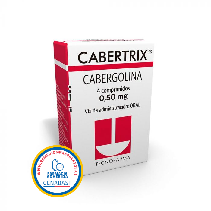 Cabertrix - 4 Comprimidos - Medicamento Cenabast - Farmacias Curie