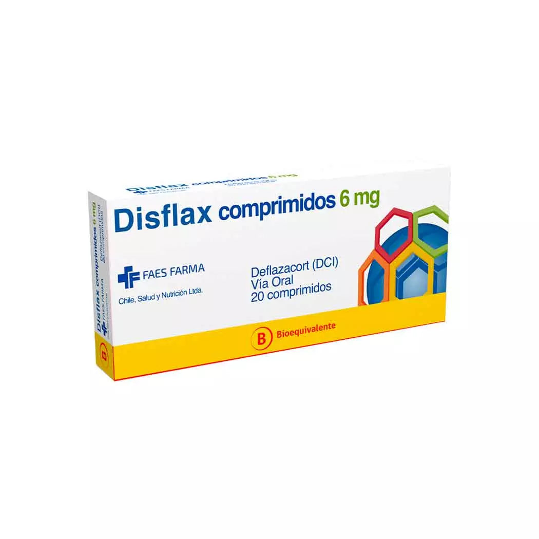 Disflax 6 mg - 20 Comprimidos - Farmacias Curie