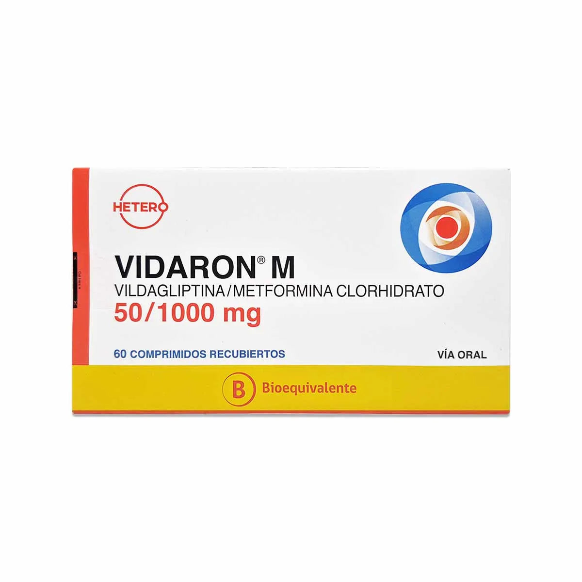 Vidaron M 50/1000mg - 60 Comprimidos Recubiertos - Medicamento Cenabast