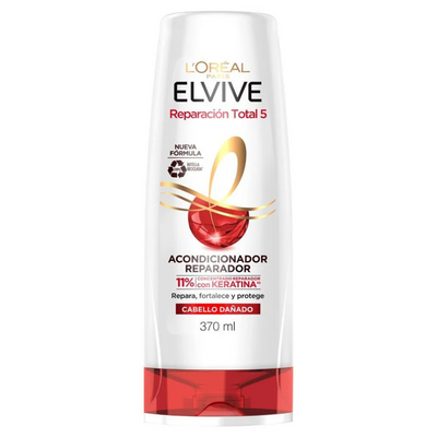 Elvive Loreal Acondicionador Reparación Total 5 - 370 ml - Farmacias Curie