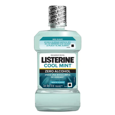 Listerine Cool Mint Sin Alcohol - 250 mL - Farmacias Curie