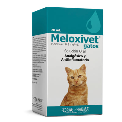 Meloxivet Solución Oral Gatos - 20 mL - Farmacias Curie