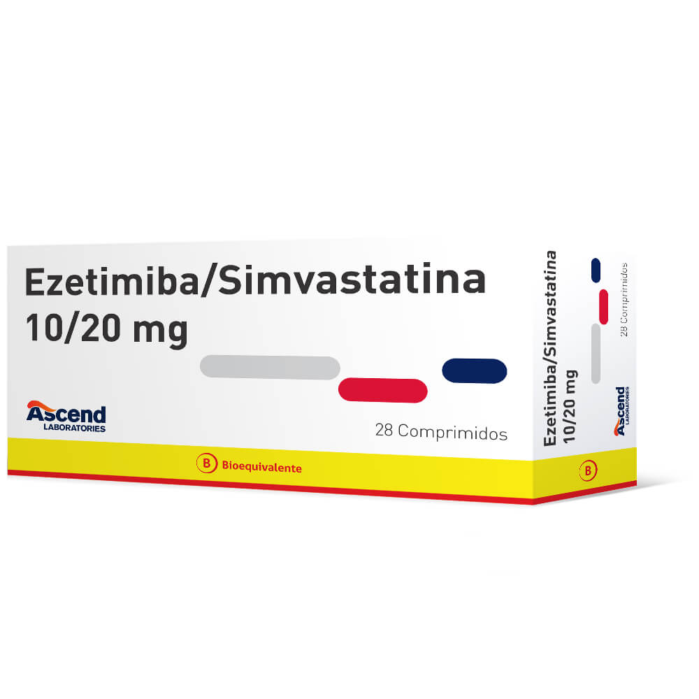 Ezetimiba + Simvastatina Comprimidos 10/20 - Farmacias Curie