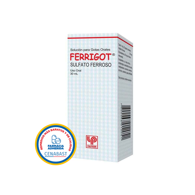 Ferrigot Gotas - 30 mL - Medicamento Cenabast