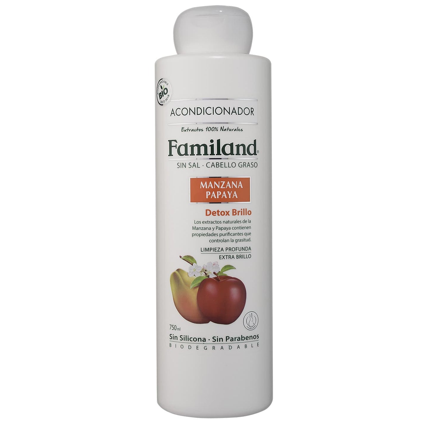 Familand Acondicionador Manzana Papaya - 750 ml - Farmacias Curie