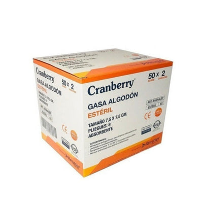 Gasa Algodón 5x5 cm - 50 unidades - Farmacias Curie