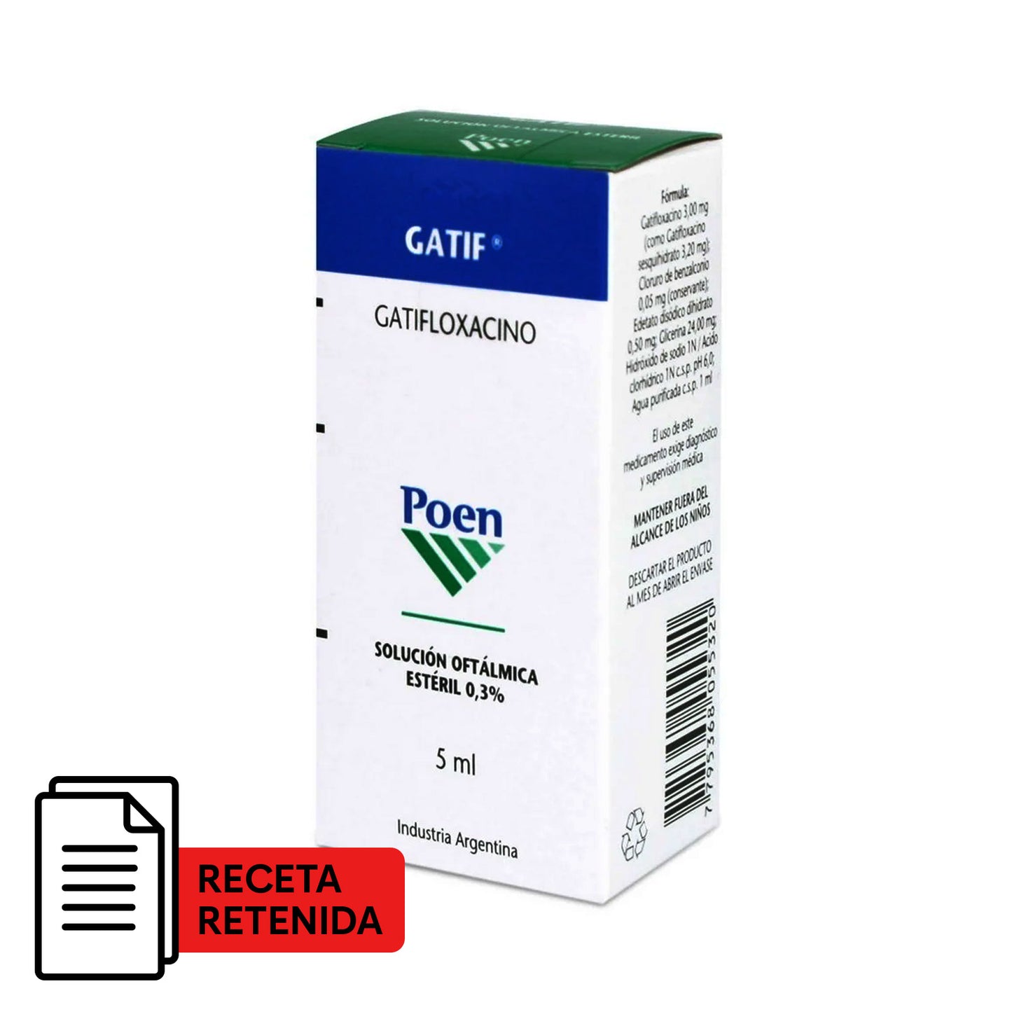 Gatif Solución Oftálmica 0.3% - Farmacias Curie